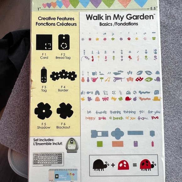 Used - Cricut Cartridge - Walk In My Garden - Picture 4 of 5